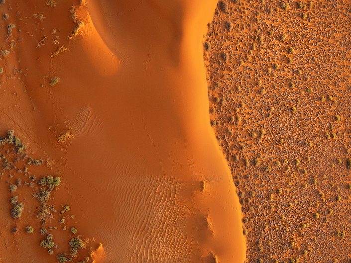 A photograph of the Namibia desert, photographed on a Namibia helicopter photo safari